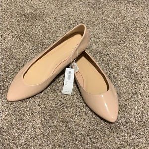 Old Navy | pointed toe nude flats